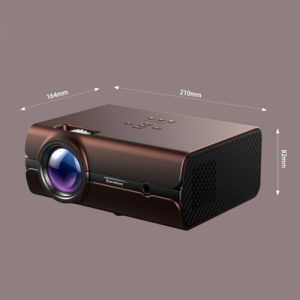 4K 3D WIFI WIRELESS LED PROJECTOR ANDROID 6.0 BT 1080P HD SMART HOME THEATER 8GB